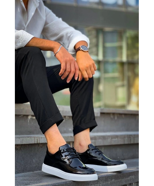 KB-X5 Kuback Siyah Rugan Günlük Erkek Ayakkabı