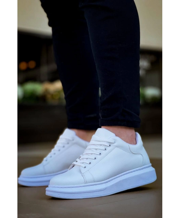 KB-X500  Kuback Bağcıklı Beyaz  Günlük Erkek Ayakkabı