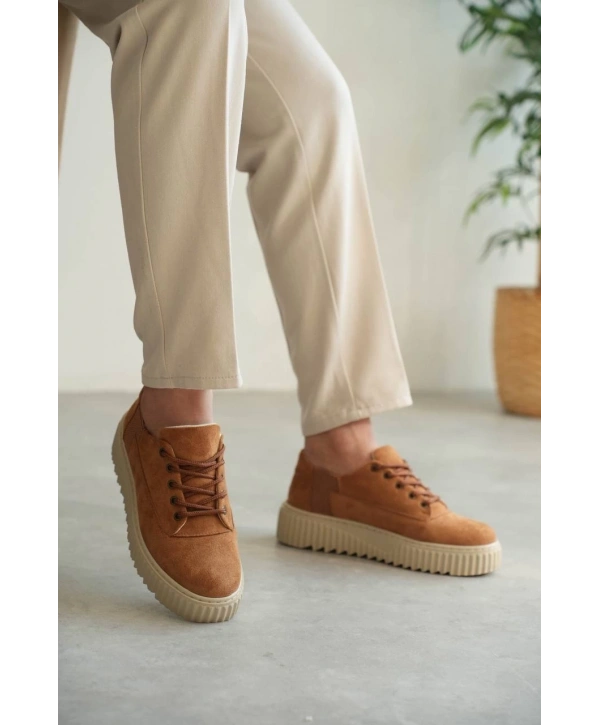 KB-X516 Kuback Taba Süet Günlük Erkek Ayakkabı