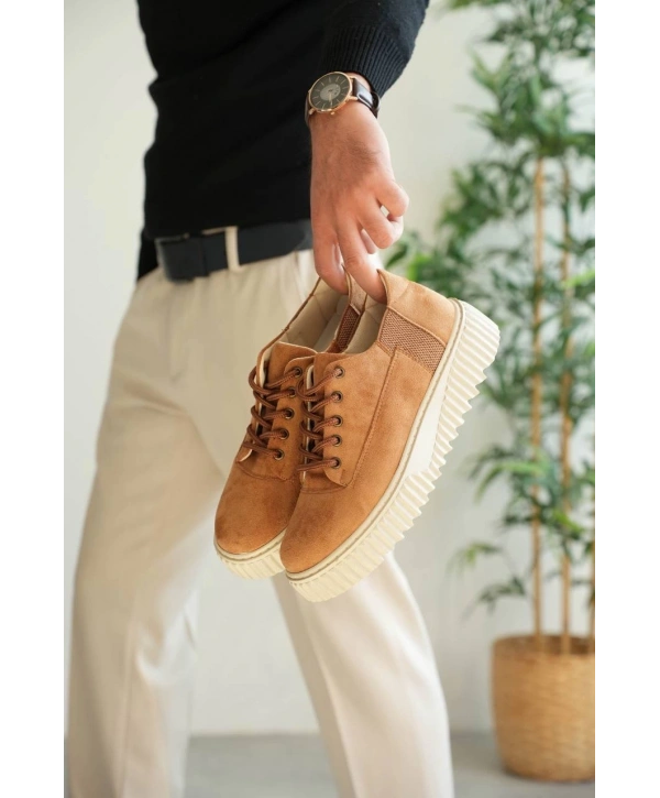 KB-X516 Kuback Taba Süet Günlük Erkek Ayakkabı