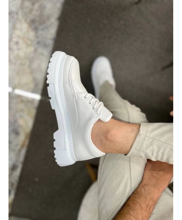 KB-X6 Kuback Beyaz Cilt Günlük Erkek Ayakkabı