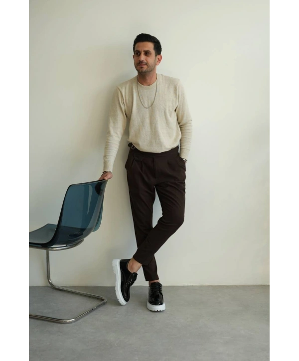 KB-X6 MRTNM Siyah Rugan Günlük Erkek Ayakkabı