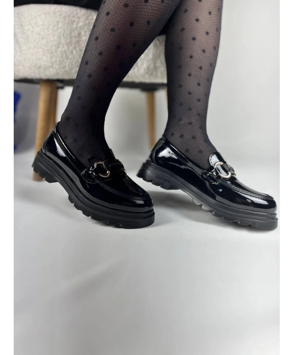 KB-ZN101 MRTNM Kömür Rugan Günlük Kadın Babet