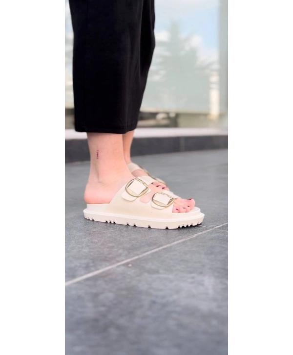 KBTX-1 Kuback Bej Günlük Kadın Terlik