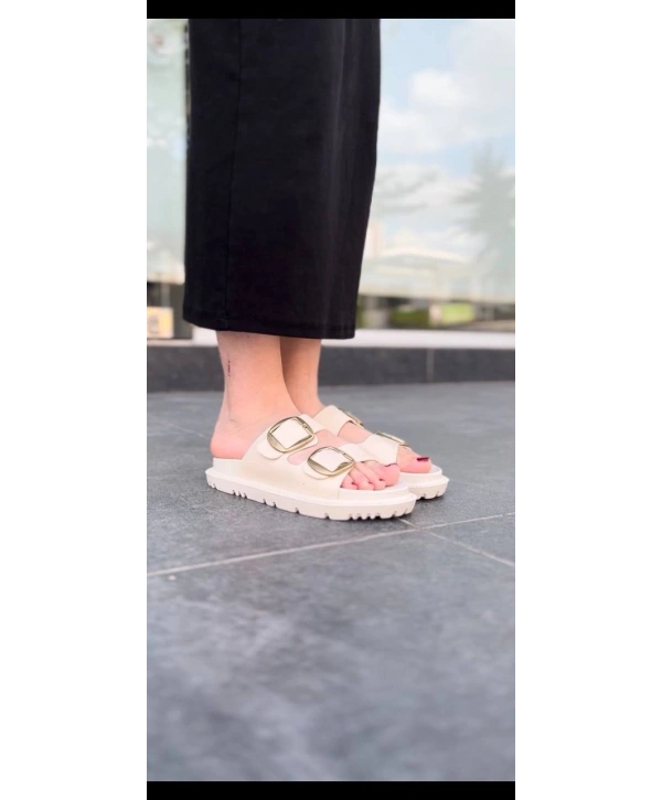 KBTX-1 Kuback Bej Günlük Kadın Terlik