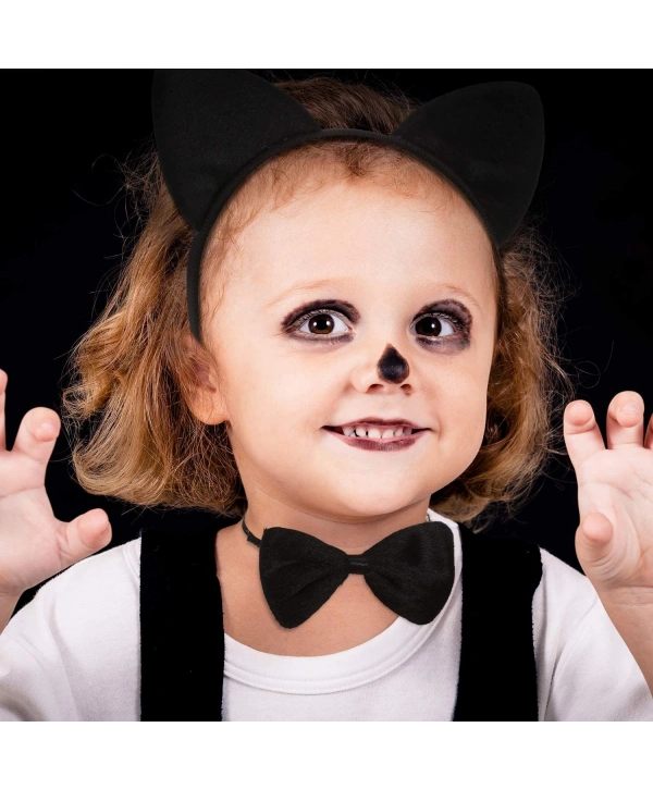 Kedi Kostüm Taç Kuyruk Papyon Seti 1 Adet