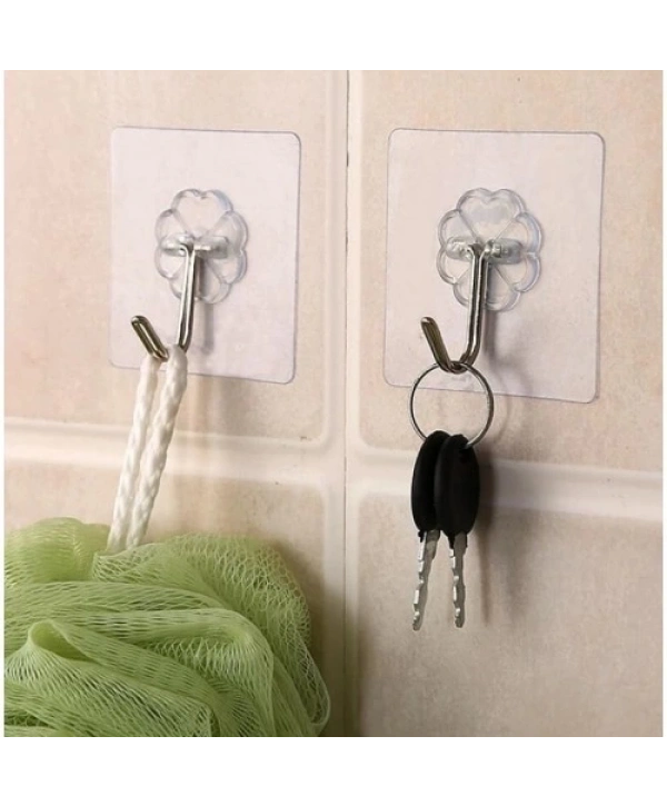 Kendinden Yapışkanlı Şeffaf Askı 5 Li Set