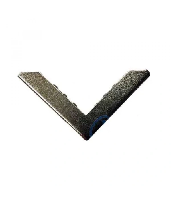 Kitap, Kapak, Menü, Albüm Köşesi, Büyük - 23x40mm, Nikel, 10 Adet