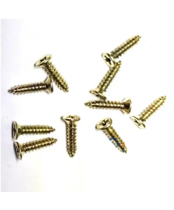 Klips, Menteşe, Ayak, Ağaç, Sunta Vidası 2,2x9,5mm - Sarı 100 Adet