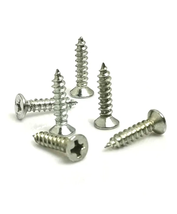 Klips, Menteşe, Ayak, Ağaç, Sunta Vidası 3x13 Mm - Nikel 100 Adet