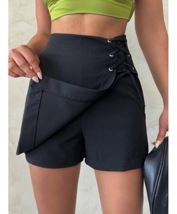 Kuş gözü şort etek s25819