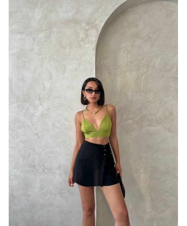 Kuş gözü şort etek s25819