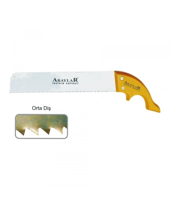 Lar Orta Diş El Testere 12 No - Ahşap Sap