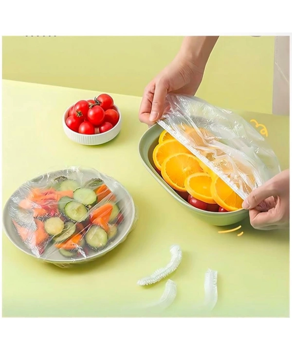 Lastikli Tencere Ve Tabak Bonesi 100 Adet (20cm)