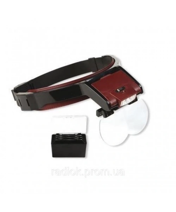 Lens Takmalı 4 Lens , Led Lambalı Şapka Tip Büyüteç