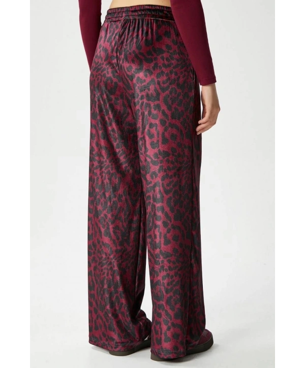 Leopar desen pantolon