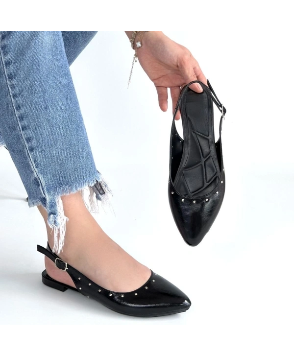 Lowwi Siyah Rugan Babet Ayakkabı