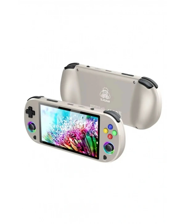 M22 Pro Retro Oyun Konsolu 5.0 ’’ıps Ekran Dahili 20000+ Oyun Emülatörleri Rgb Led Joystick