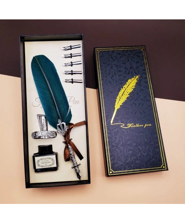 Masaüstü Tüylü Divit Kalem Seti