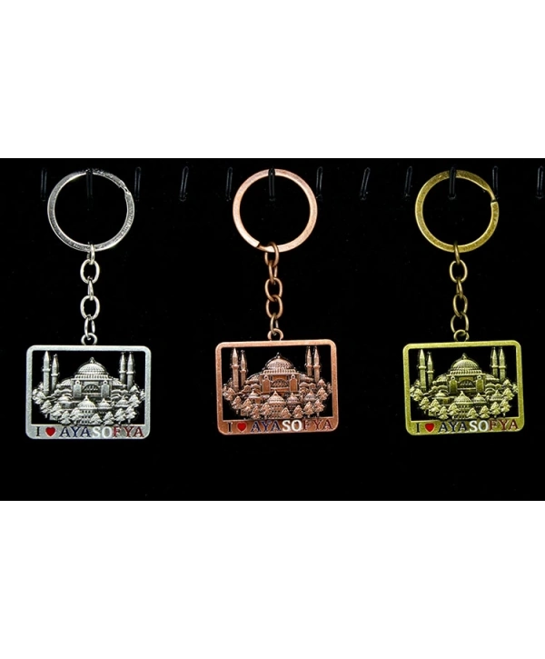 Metal Ayasofya Anahtarlık Alk2200