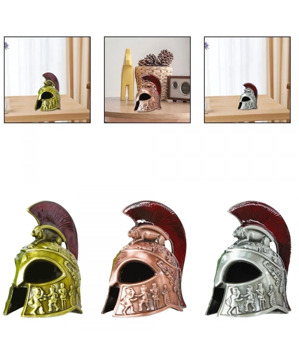 Metal Dekoratif Şövalye Miğferi