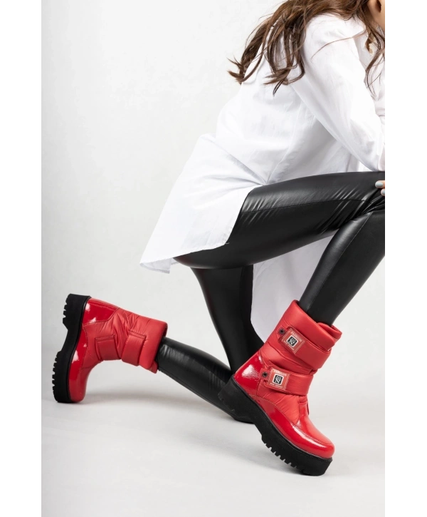 Miah Kırmızı Rugan Kar Bot