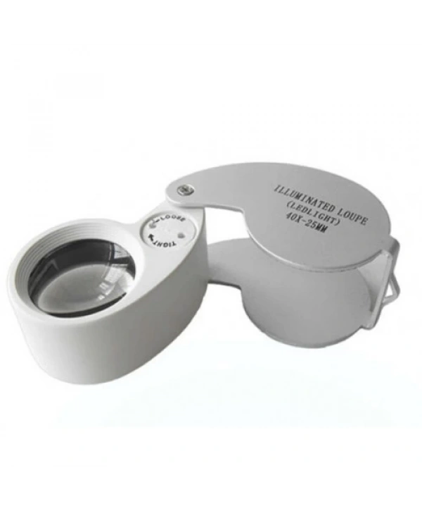 Mini 40x25mm Takı Büyüteç, Cep Büyüteç, Teftiş, Elmas Pullar, Madeni Kontrol Lup Mg21011