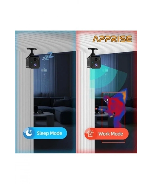 Mini Pır Sensörlü Algılamalı Sesli Konuşmalı 1080p Hd Wifi Kamera