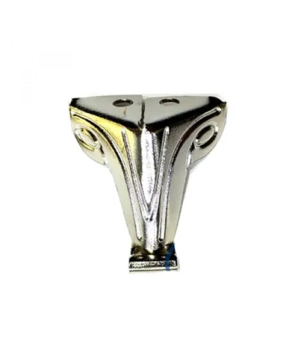 Moda Sac Ahşap, Sunta Sandık Ayağı, Kutu Ayak 2,5 Cm - Nikel