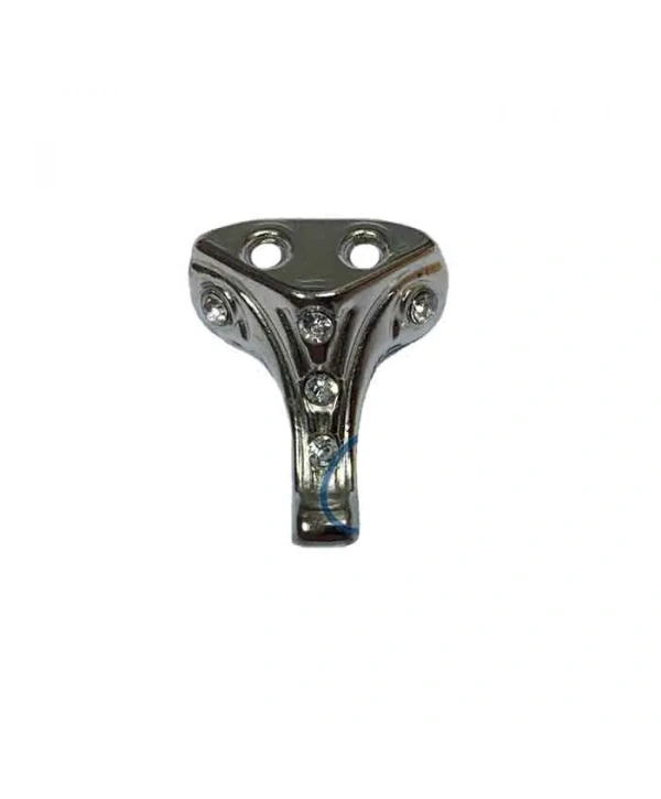 Moda Taşlı Ahşap, Mdf, Sunta Sandık Ayağı, Kutu Ayak 2,5 Cm - Nikel