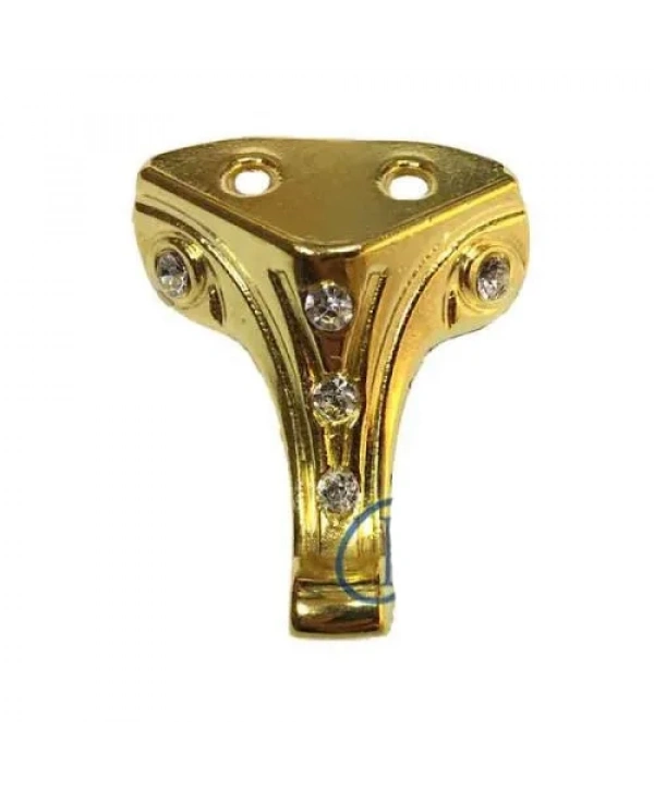 Moda Taşlı Ahşap, Mdf, Sunta Sandık Ayağı, Kutu Ayak 3,5 Cm - Sarı