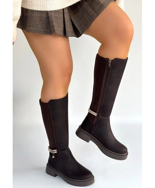 Mojja Kahverengi Nubu Çizme