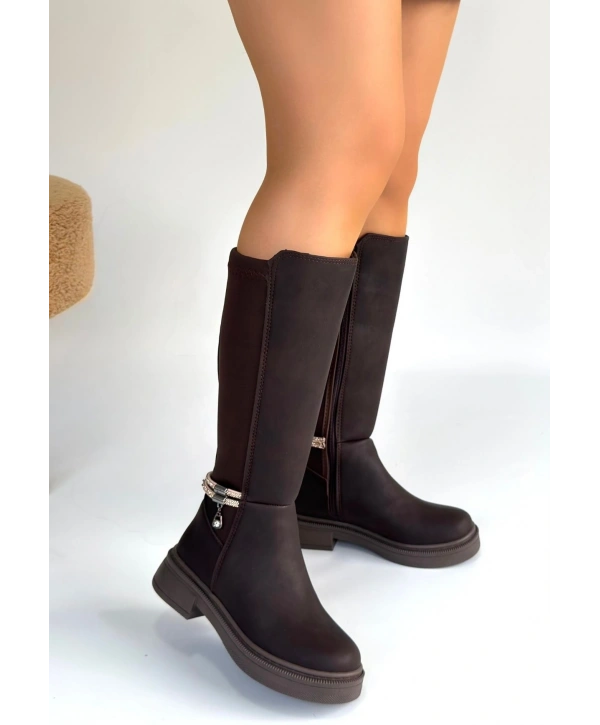 Mojja Kahverengi Nubu Çizme