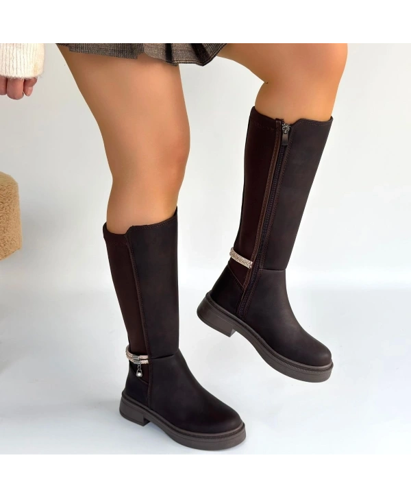 Mojja Kahverengi Nubu Çizme