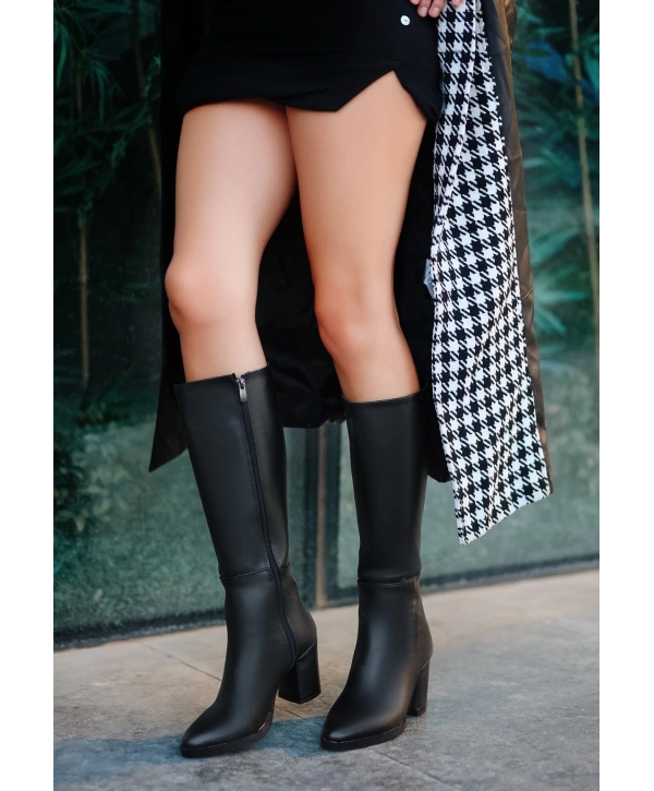 Morena Siyah Cilt Çizme