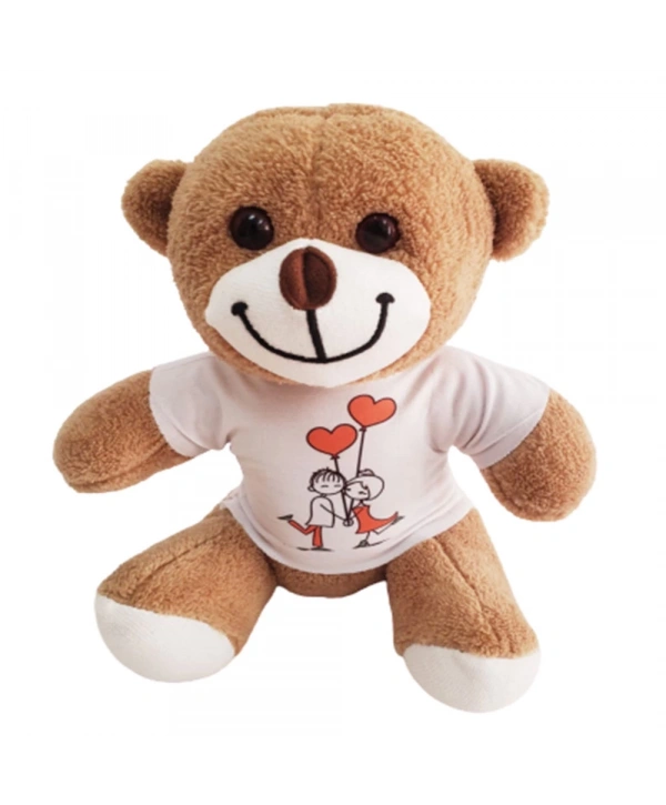 Mutlu Çift Tişörtlü Ayıcık