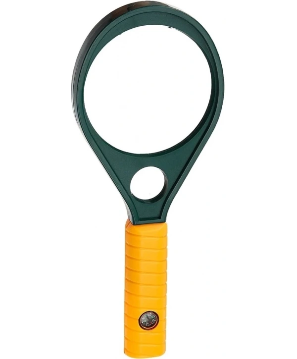Optik Cam El Büyüteç 65mm 6x 4x Pusulalı Çocuklar Ve Yetişkinler Mg89075