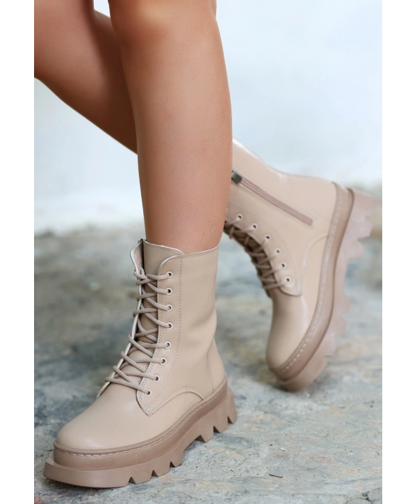 Orge Nude Cilt Bağcıklı Bot