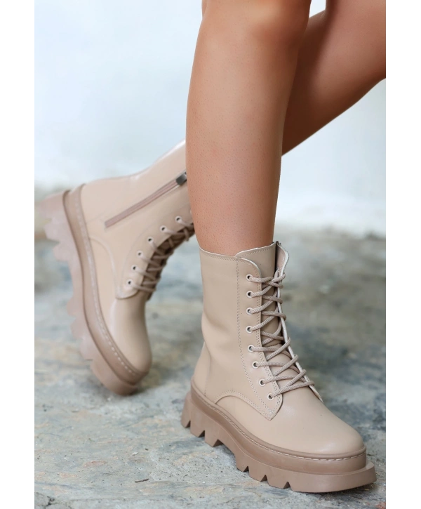 Orge Nude Cilt Bağcıklı Bot