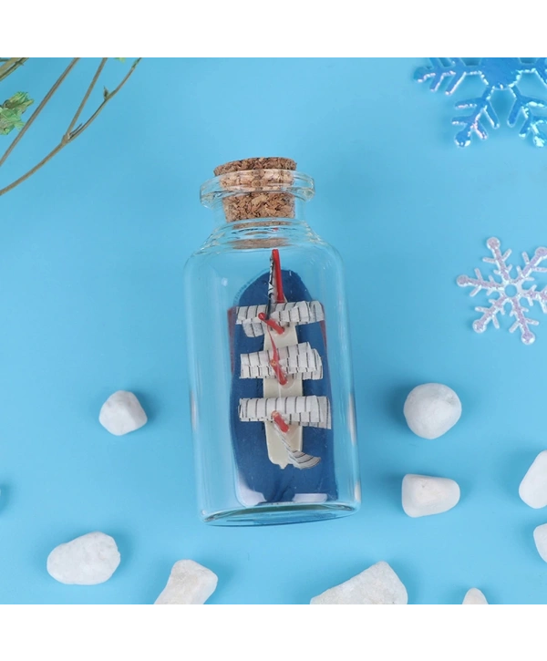 Orta Boy Şişe İçerisinde Gemi Maketi