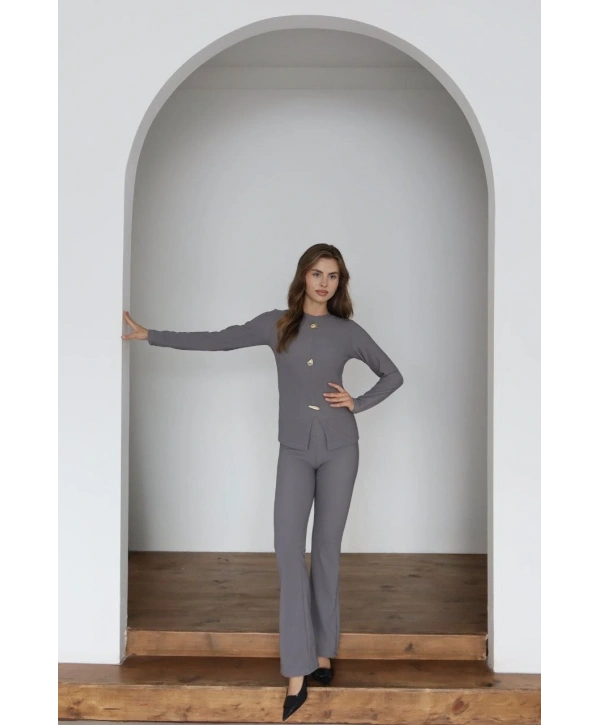 Ottoman alt üst takım gri pt510442