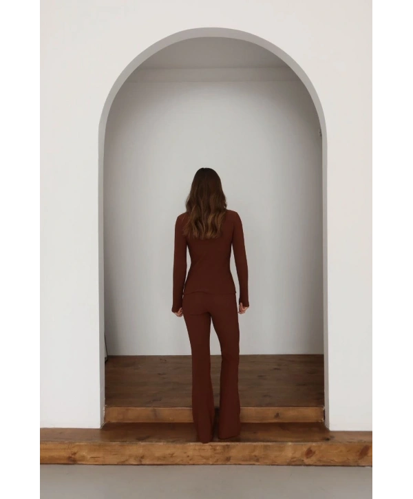 Ottoman alt üst takım kahve pt510442