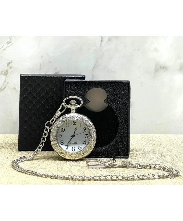 Özel Kutulu Gümüş Köstekli Saat Alk4686