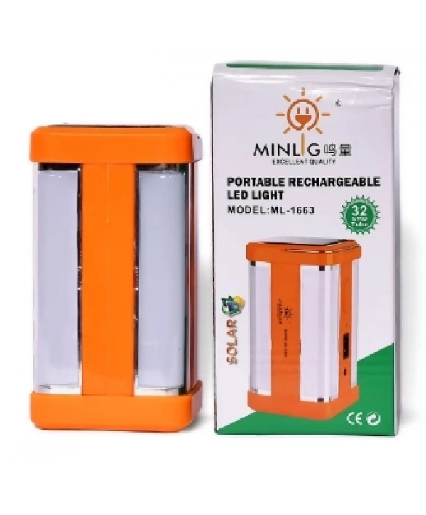 P-1663 Güneş Enerjili Şarjlı Güçlü Işıldak