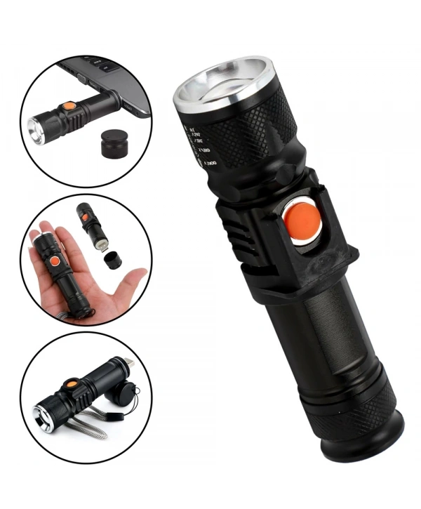 P50 Led Şarjlı Mıknatıslı Usb El Feneri  Wt-622