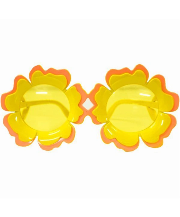 Papatya Şekilli Turuncu Sarı Renkli Hawaii Konsept Parti Gözlüğü 15x7 Cm