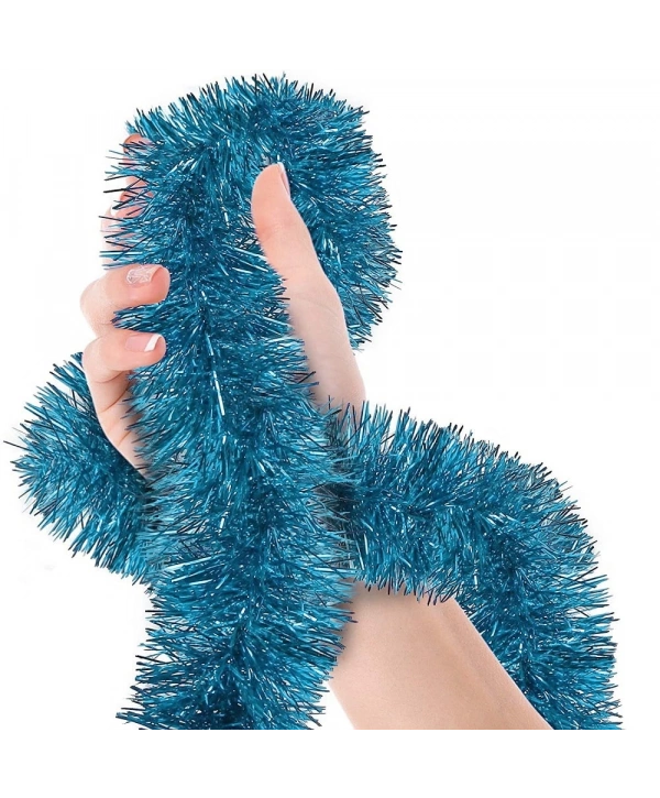 Parti İçin Sim Süs 2 Metre Uzunluk 8 Cm Genişlik Açık Mavi Renk İthal