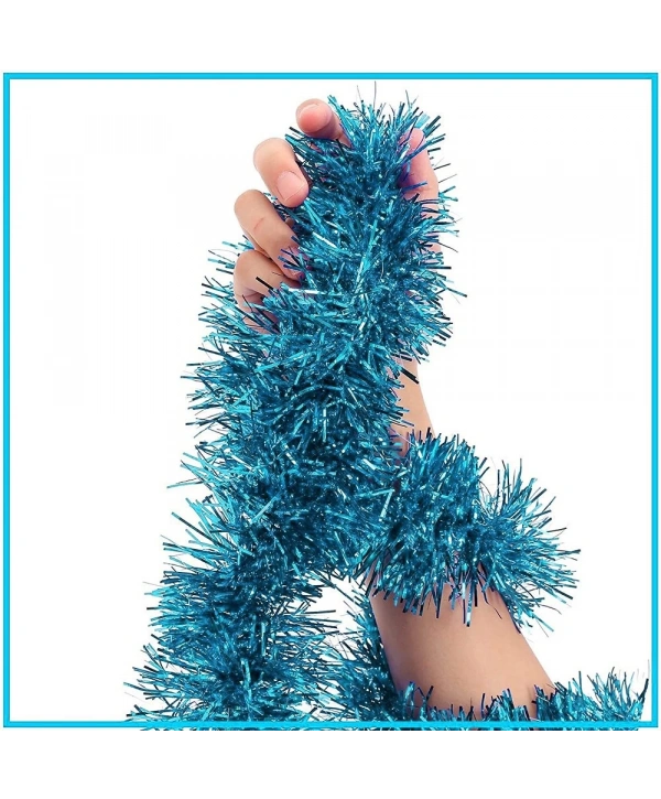 Parti İçin Sim Süs 2 Metre Uzunluk 8 Cm Genişlik Açık Mavi Renk İthal