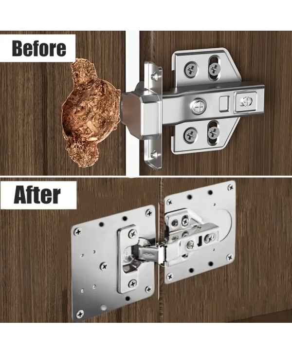 Paslanmaz Çelik Menteşe Onarım Plakası