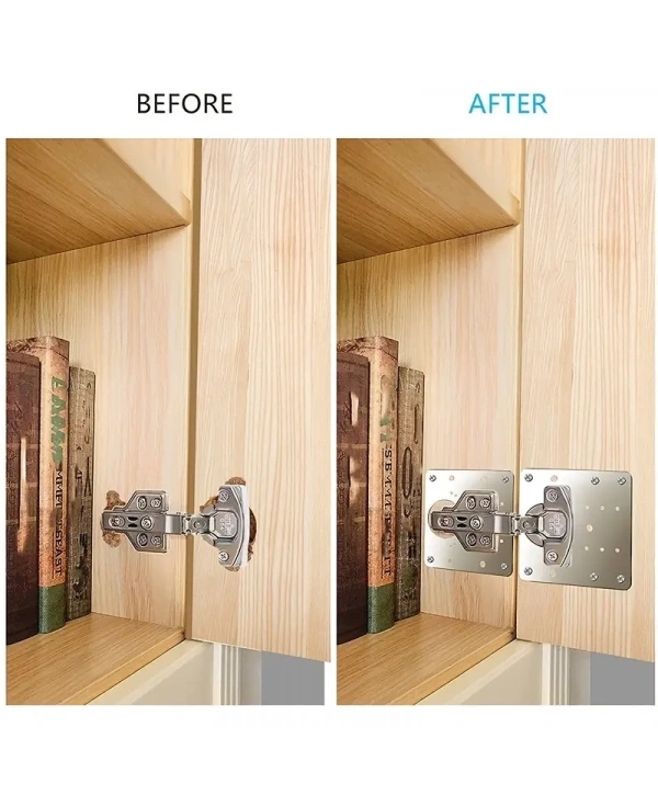 Paslanmaz Çelik Menteşe Onarım Plakası